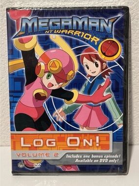 Megaman: NT Warrior - Vol. 2: Log On! (DVD, 2004) ANIME NEW SEALED HTF RARE OOP